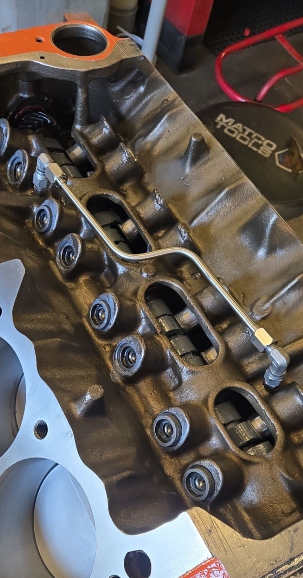Small Block Mopar Oil Pressure Support System