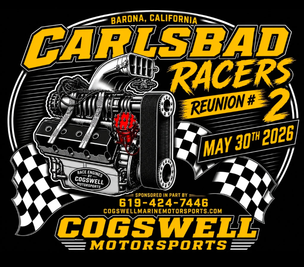 Carlsbad Racers Reunion #2 tshirt