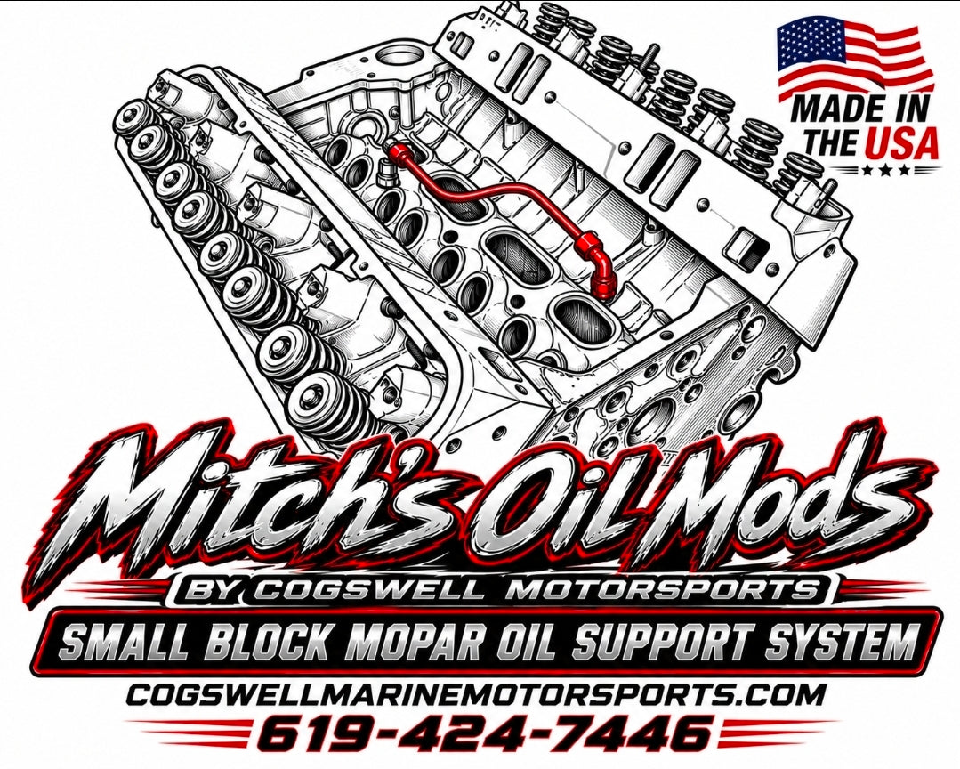273-360 Small Block Mopar Oil Pressure Support System