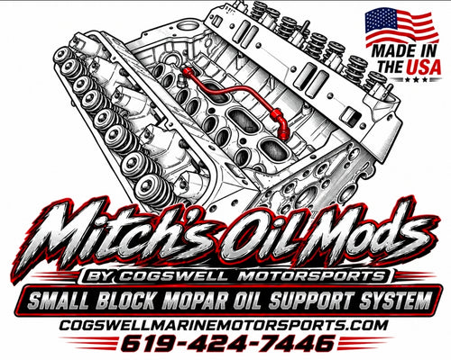 273-360 Small Block Mopar Oil Pressure Support System