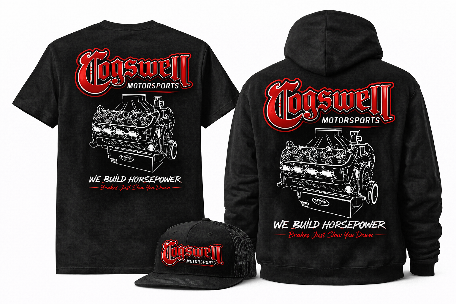 Tshirt "We Build Horsepower"